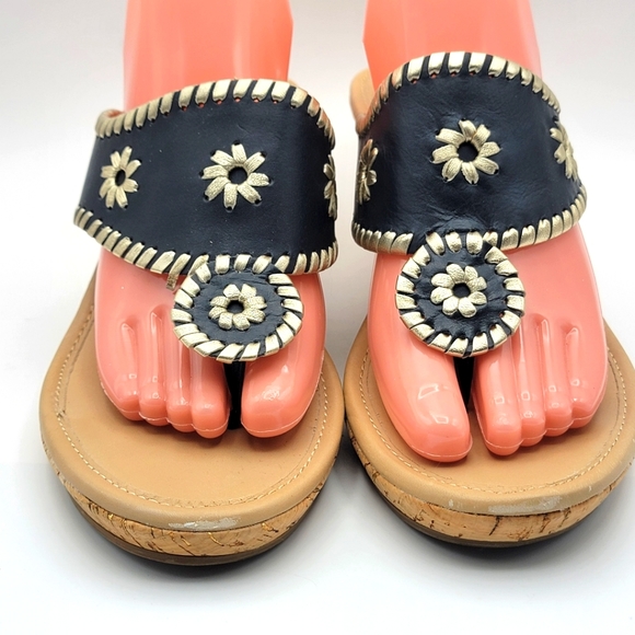 Jack Rogers Cork Wedge Size 11M. S1096 - Picture 2 of 6